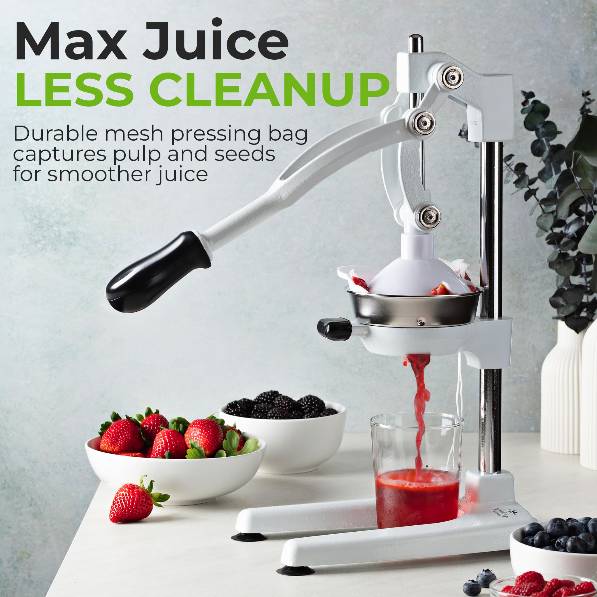 Amazon.com: Zulay Kitchen Pulperizer 9 in 1 Cast Iron Juicer